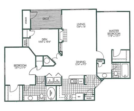 Floor Plan - 2 X 2 - D