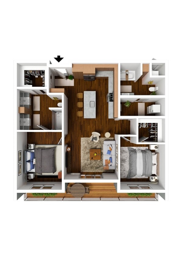 2 Bedroom B Premium - 2 Bedroom B Premium
