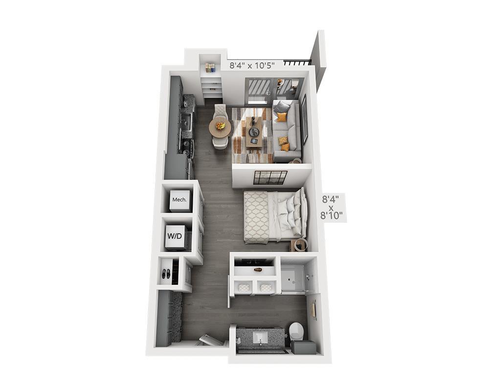 Floor Plan - Studio E1C-II