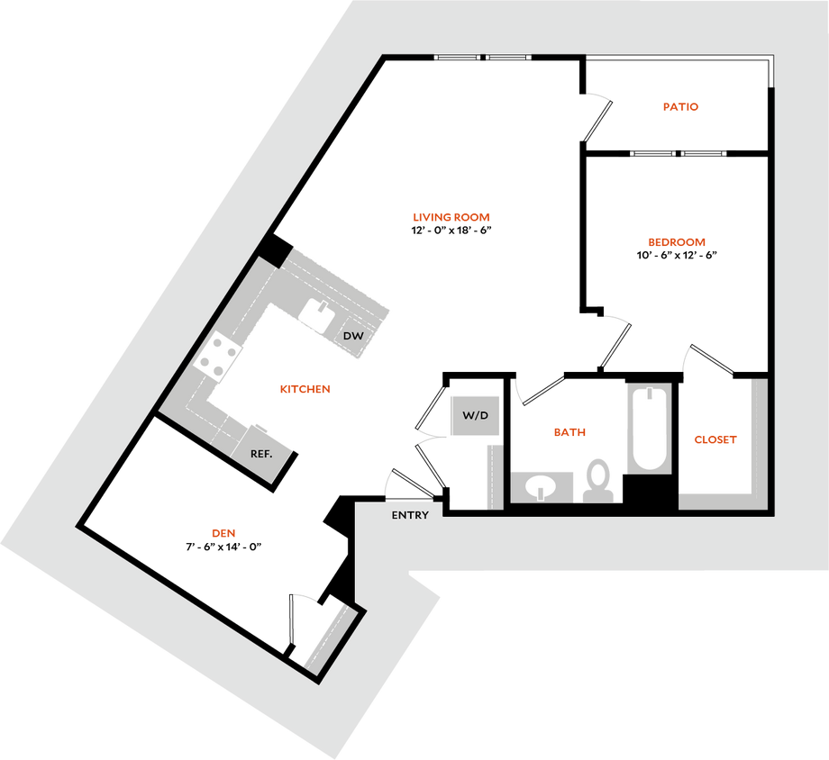 Floor Plan - Plan 1H