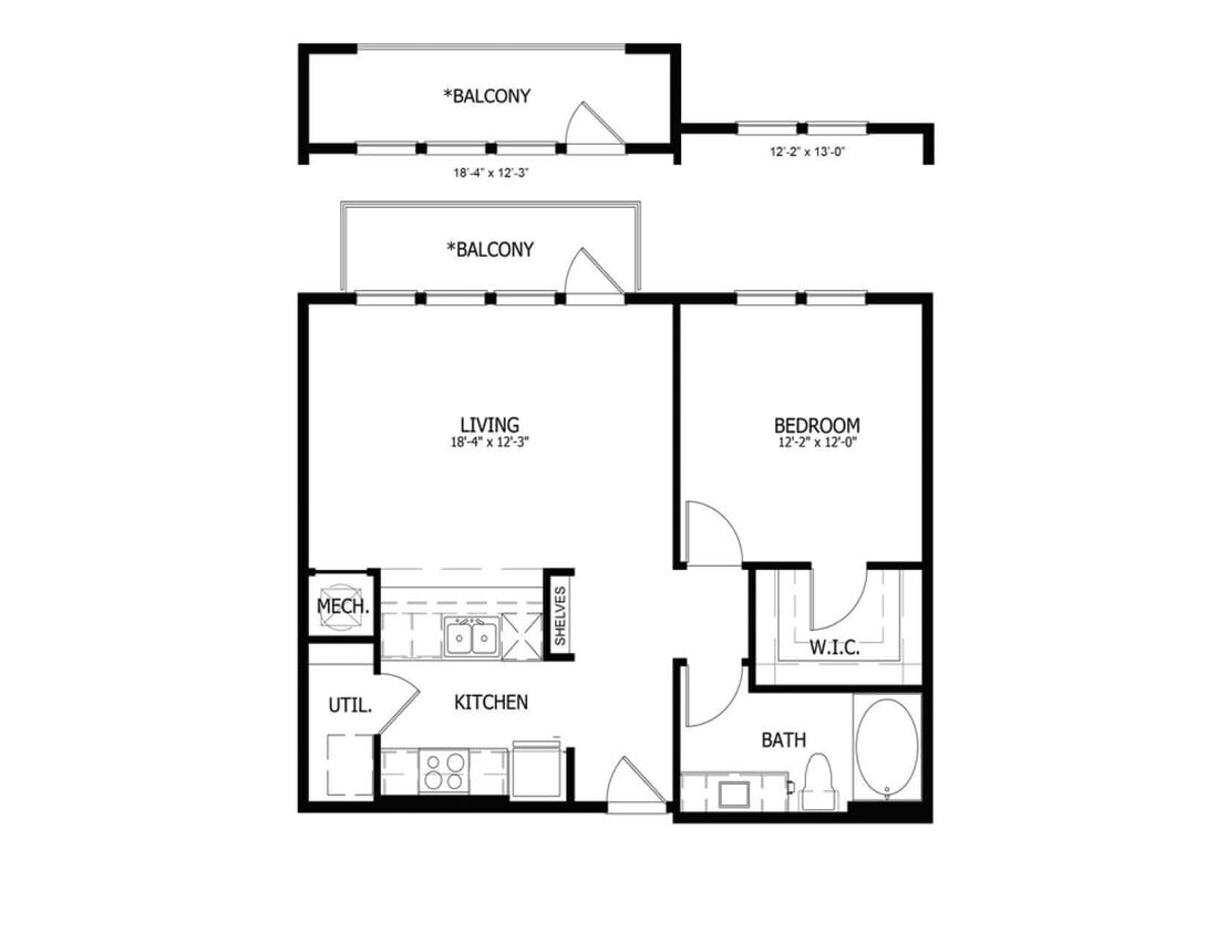 Floor Plan - Stag’s Leap 8A6