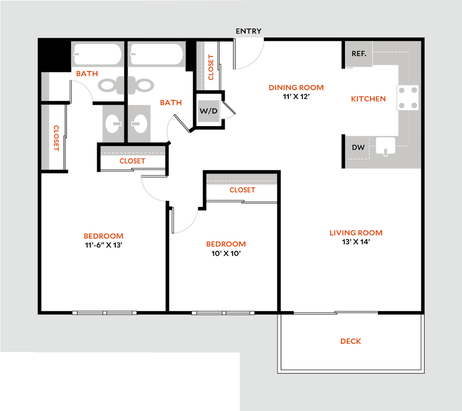 Floor Plan - Plan 2B
