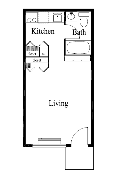 Floor Plan - Studio O