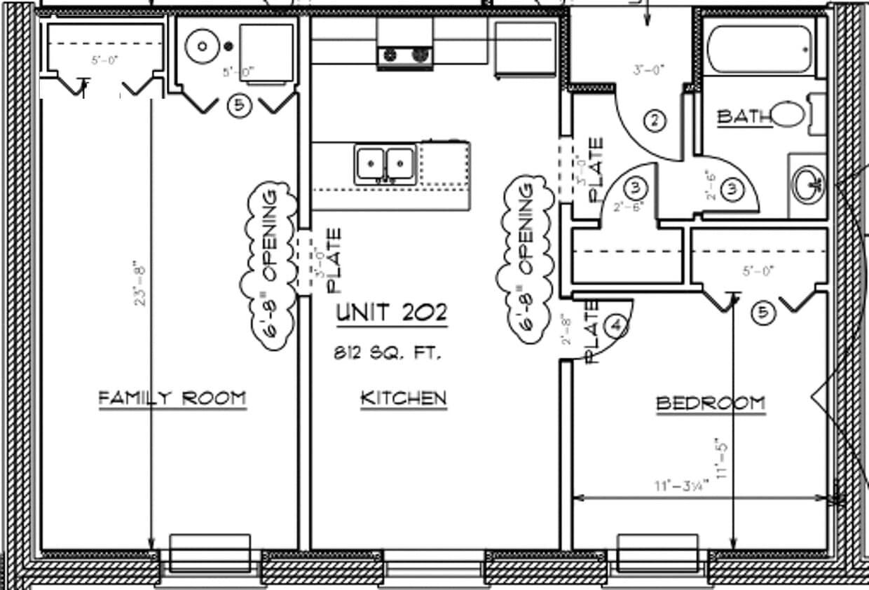 Floor Plan - 2 bedroom