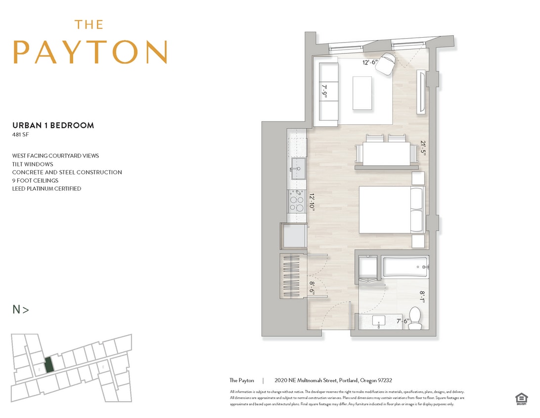 Floor Plan - 0x1 Classic