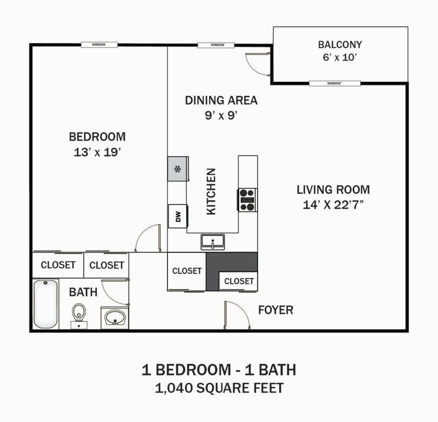 Oakwynne House 1 Bd - 1 Ba - 1 Bedroom 1 Bath