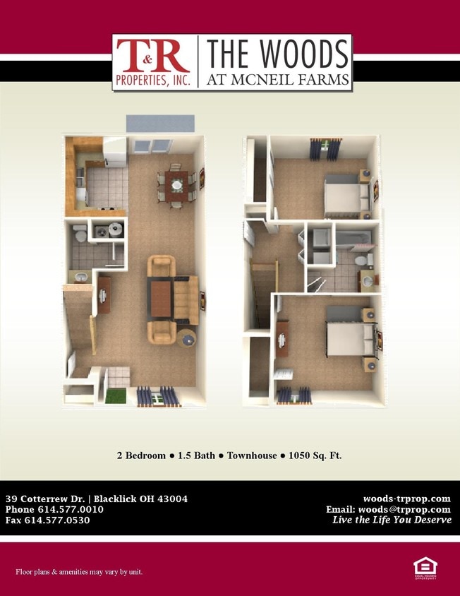 2BR/1.5BA - The Quartz