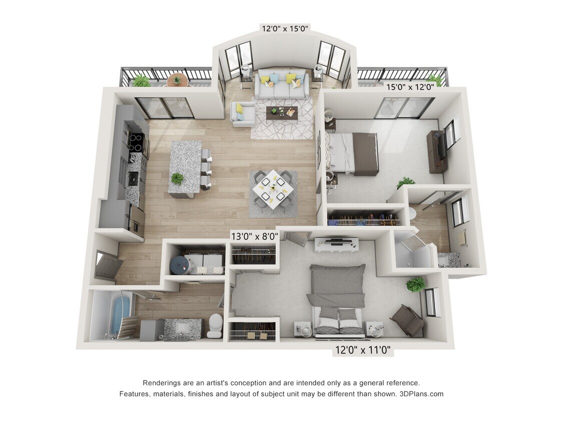 Floor Plan - The Roosevelt - B7