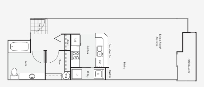 Floor Plan - Studio - O
