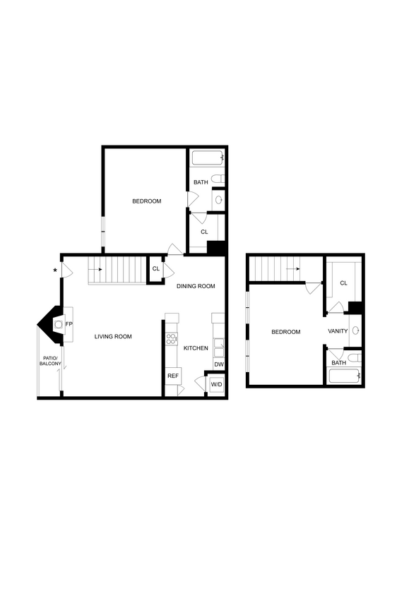C235370_EnclaveatBearCreek_2DFP_2B2B_B2_1061sqft - B2F-L2