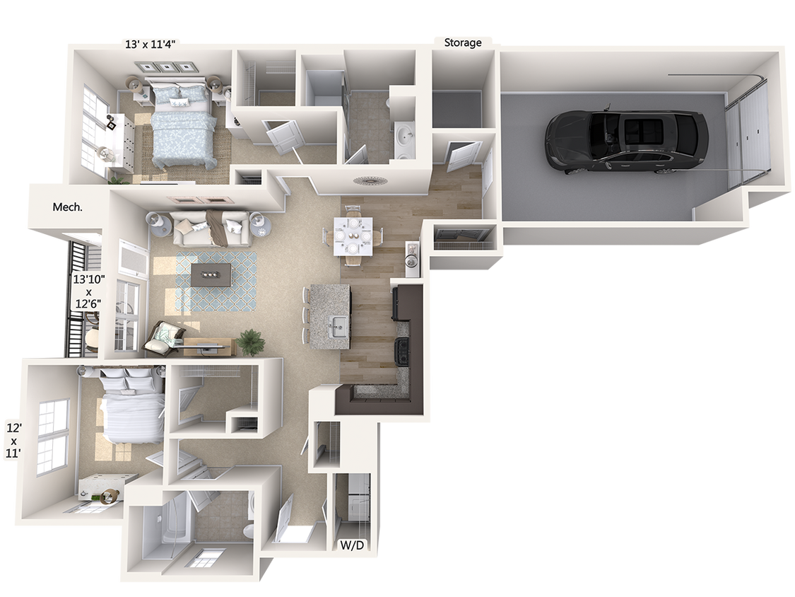 Floor Plan - B9-1241sq-2-Black