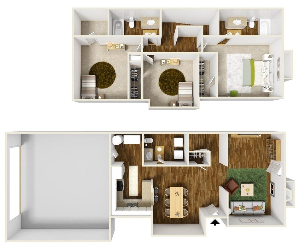 Floor Plan - 3x25 DG Reno