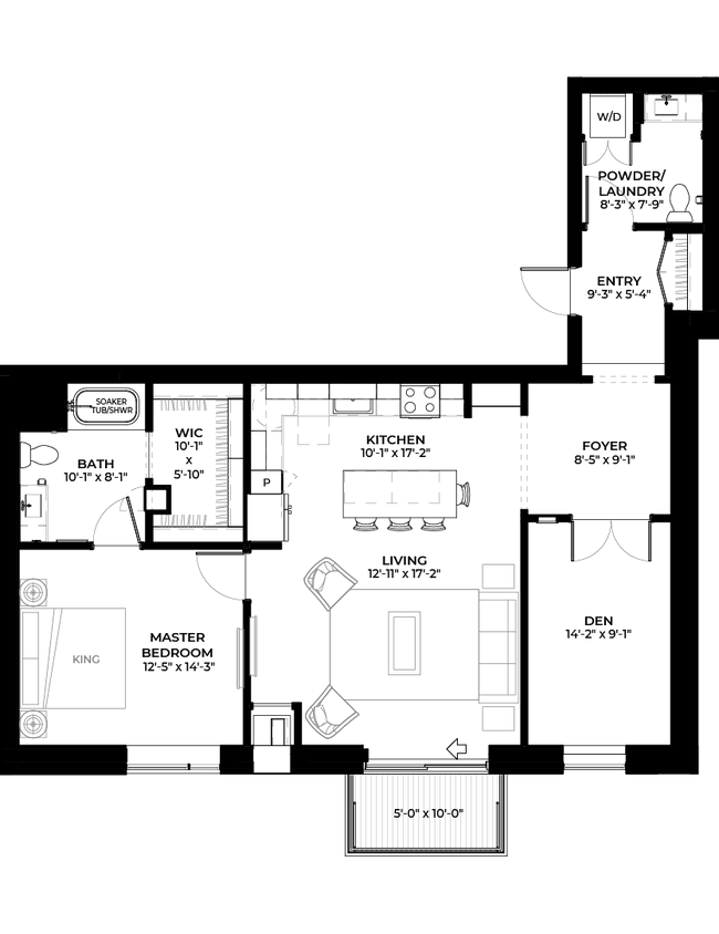 Floor Plan - Elm with Den (A8 P1)
