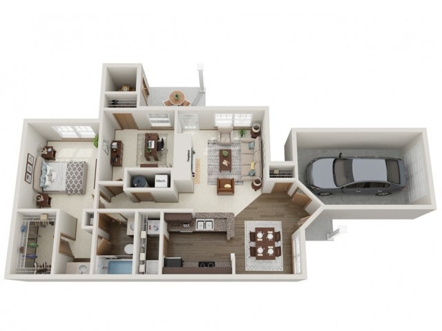 Bartlett | Manchester Oaks | Apartments in Franklin, WI - Bartlett