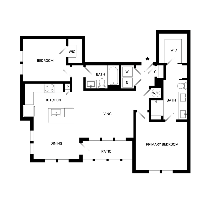 Floor Plan - Seaside
