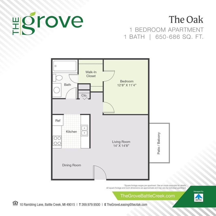 Floor Plan - The Oak