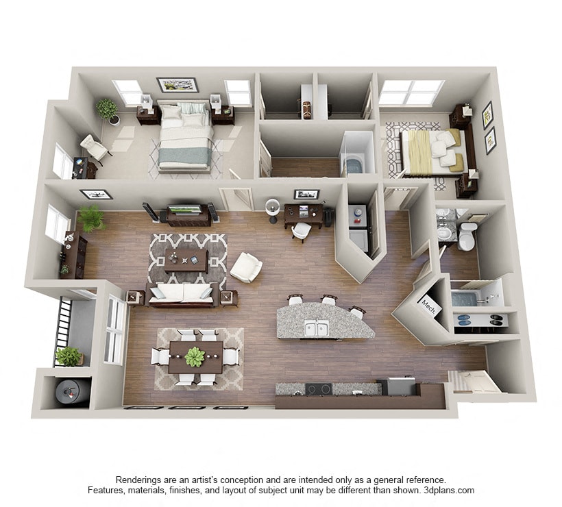 Floor Plan - The Blanc