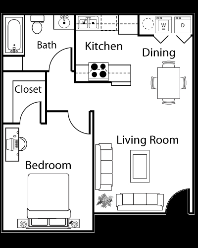 1BR/1BA - IMMEDIATE MOVE IN NOW AVAILABLE!!!!