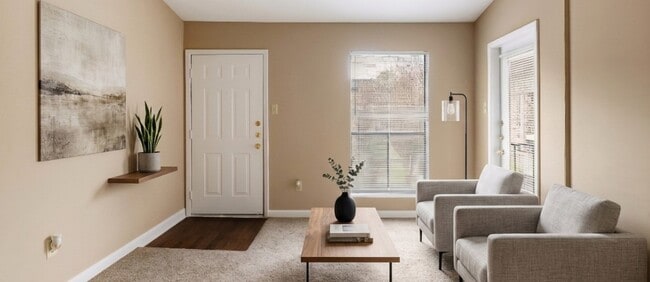 Studio Living Room - 507SF - Walnut Terrace Apartments