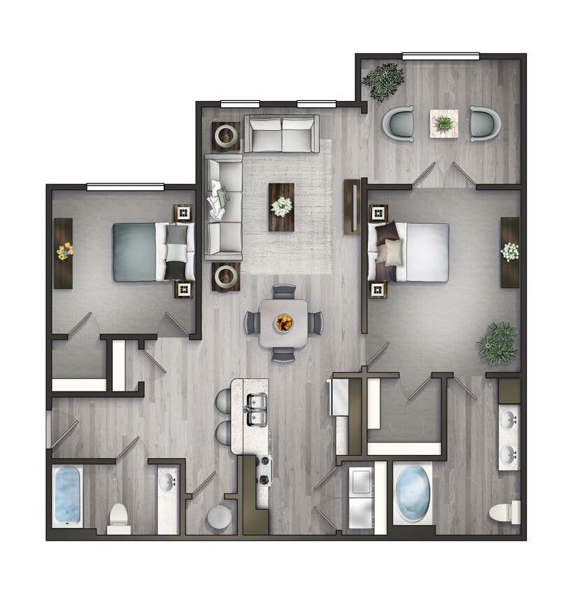 Floor Plan - Clingman's Dome (Sunroom) - Apply Now!