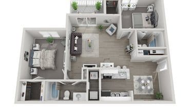 Floor Plan - 2 x 2 Upgrade - Call For Availability