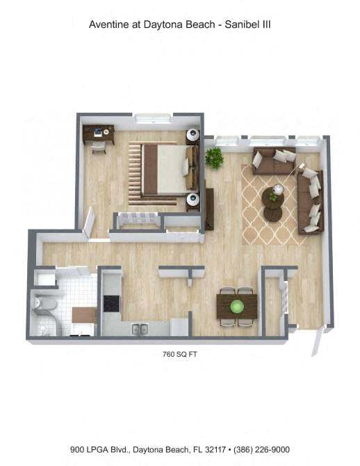 Floor Plan - Sanibel III