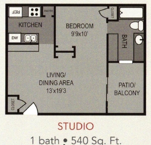 Floor Plan - Studio