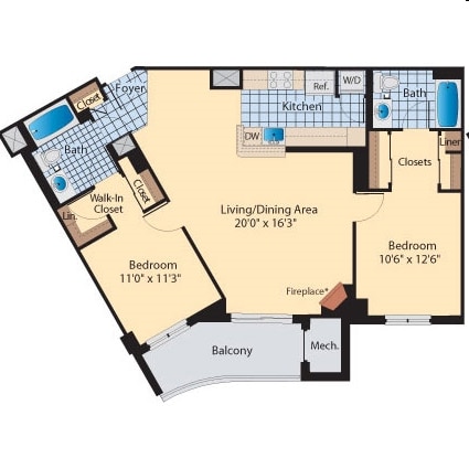2BR/2BA 1048 - Instrata_Tokyo_1048