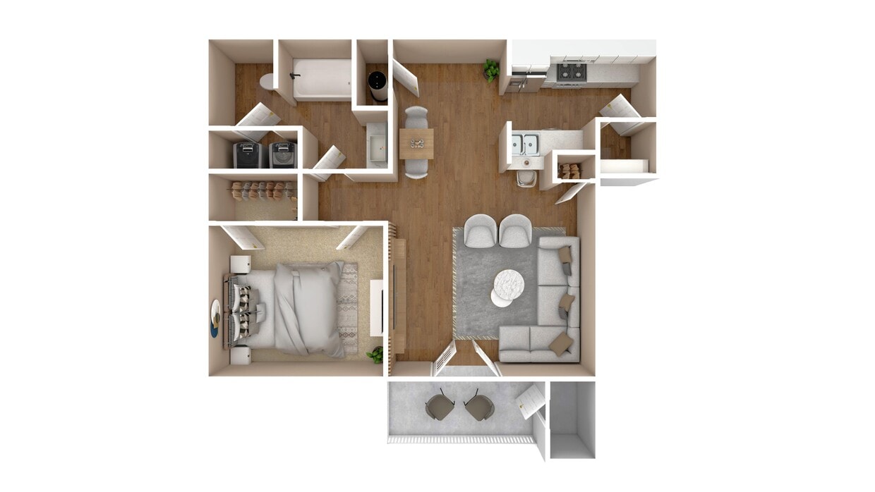Floor Plan - One Bedroom A2