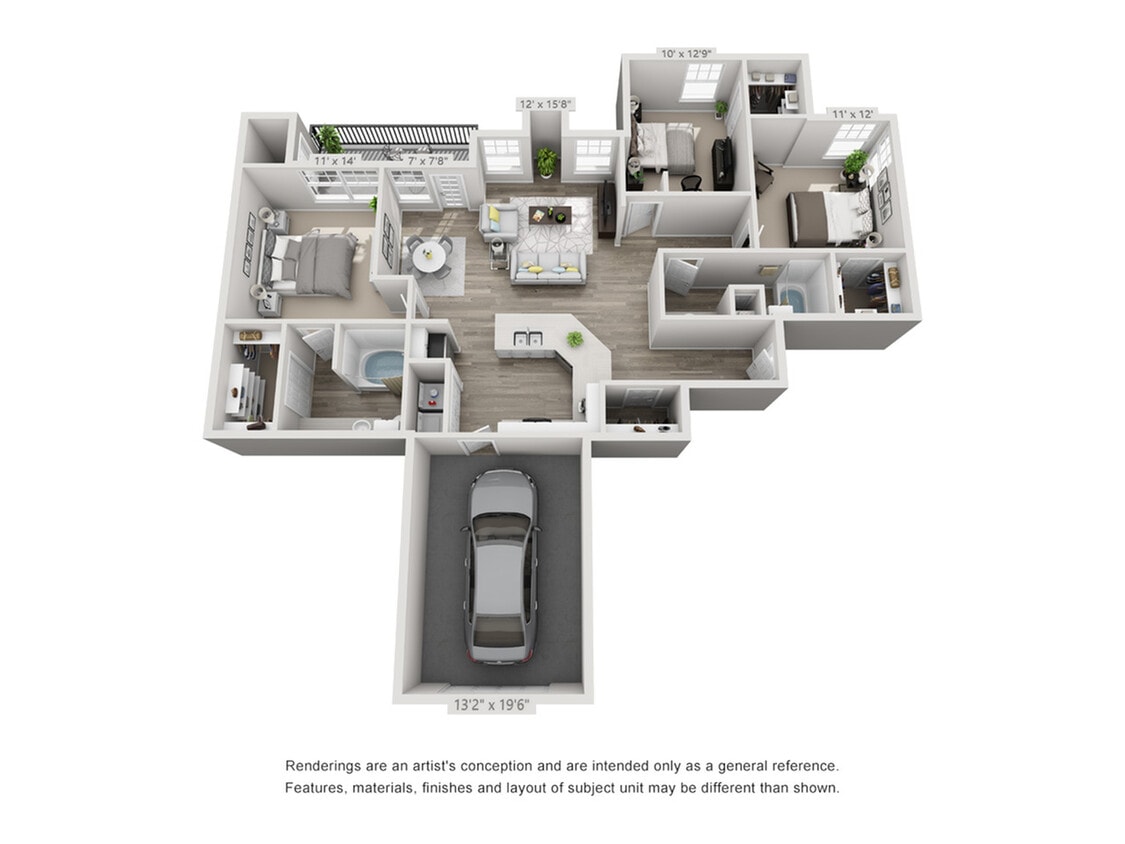Harlowe_C1_3b 2b 1397 sqft - C1 Tailored