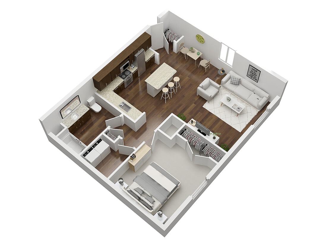 Washington - 1 Bed 1 Bath - 758 Sq. Ft. - Washington