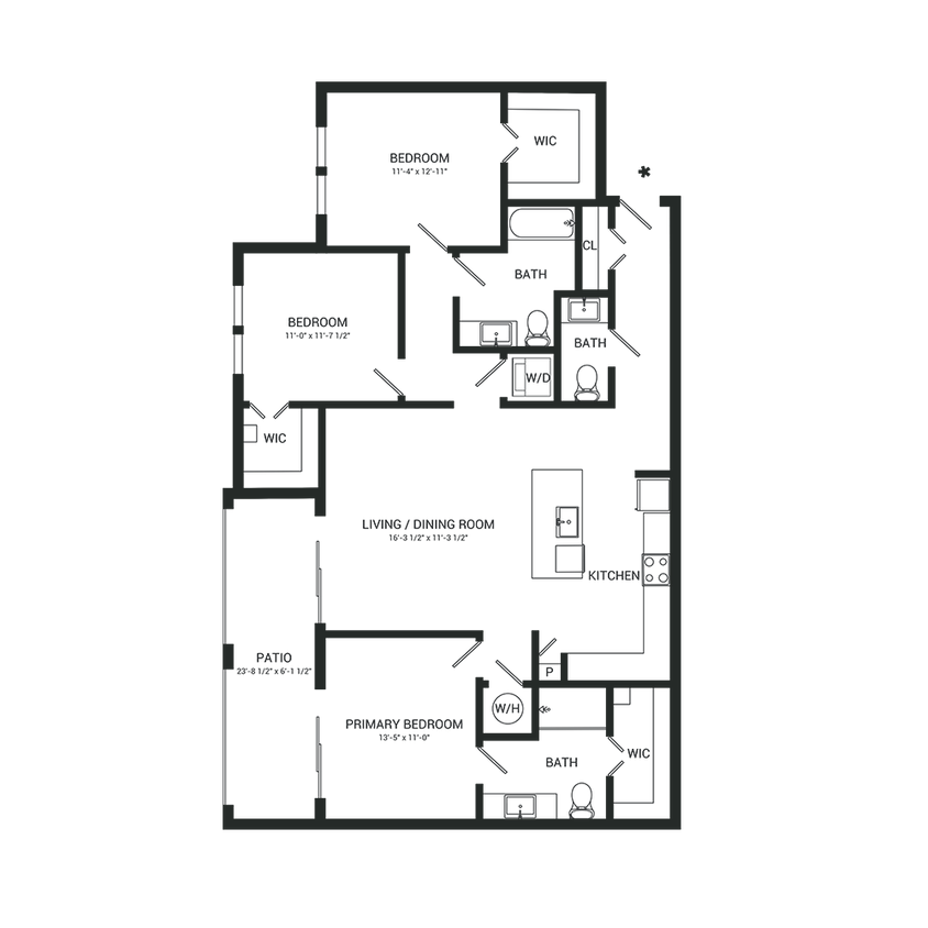 Floor Plan - Walnut