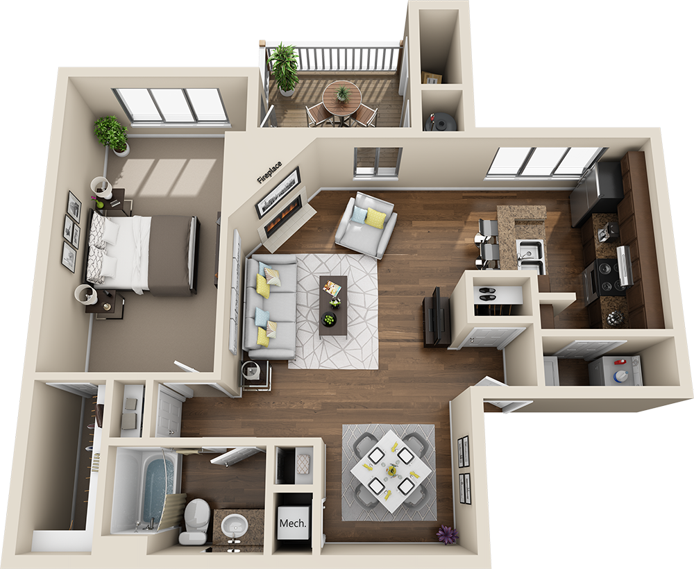 Floor Plan - The Berkley 