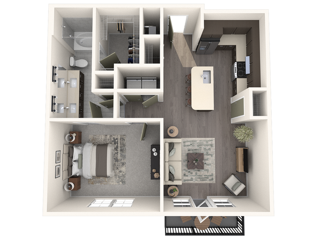 Canal 1535 Floor Plan A3.1 - A3.1