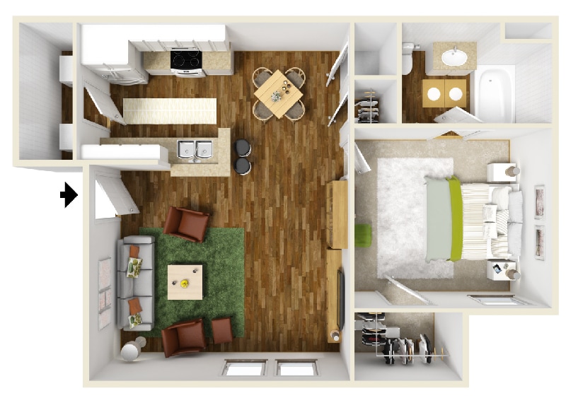 Floor Plan - Unit A1