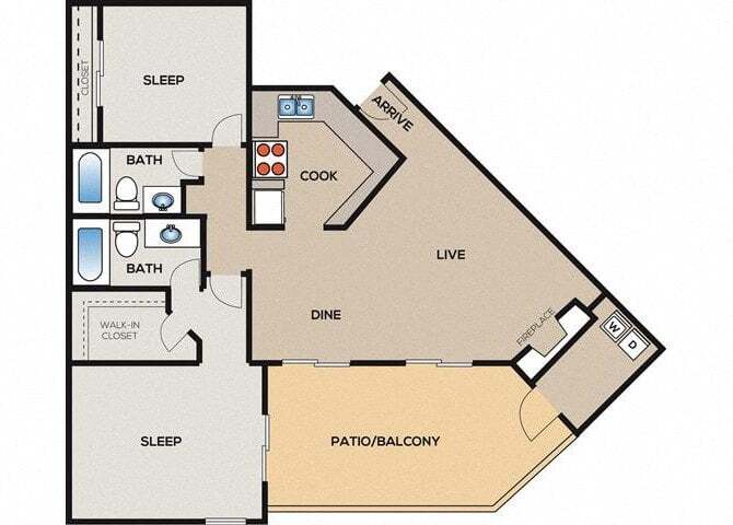 Floor Plan - B3 - Renovated