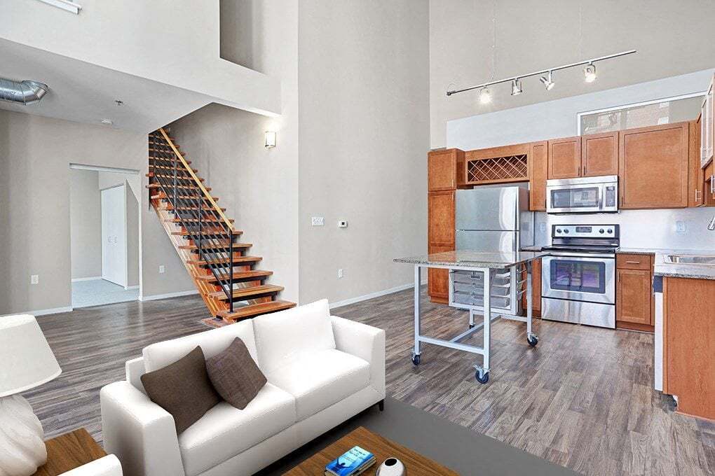 Floor Plan - Annex Penthouse Loft 2 Bedroom 1 Bath