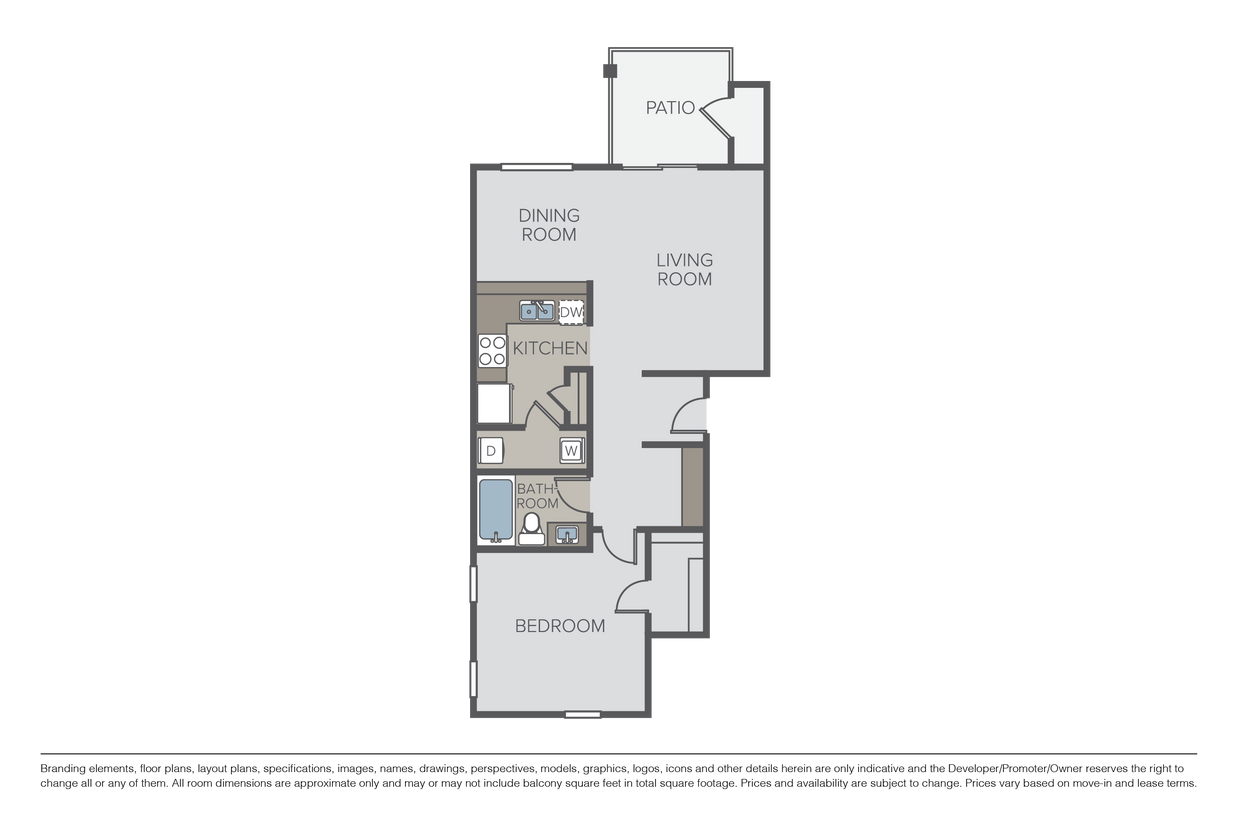 1 Bed 1 Bath - A1 - 1 Bed 1 Bath - A1