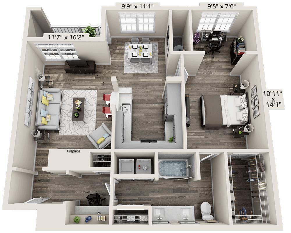 Floor Plan - Plan Ba (A1A)