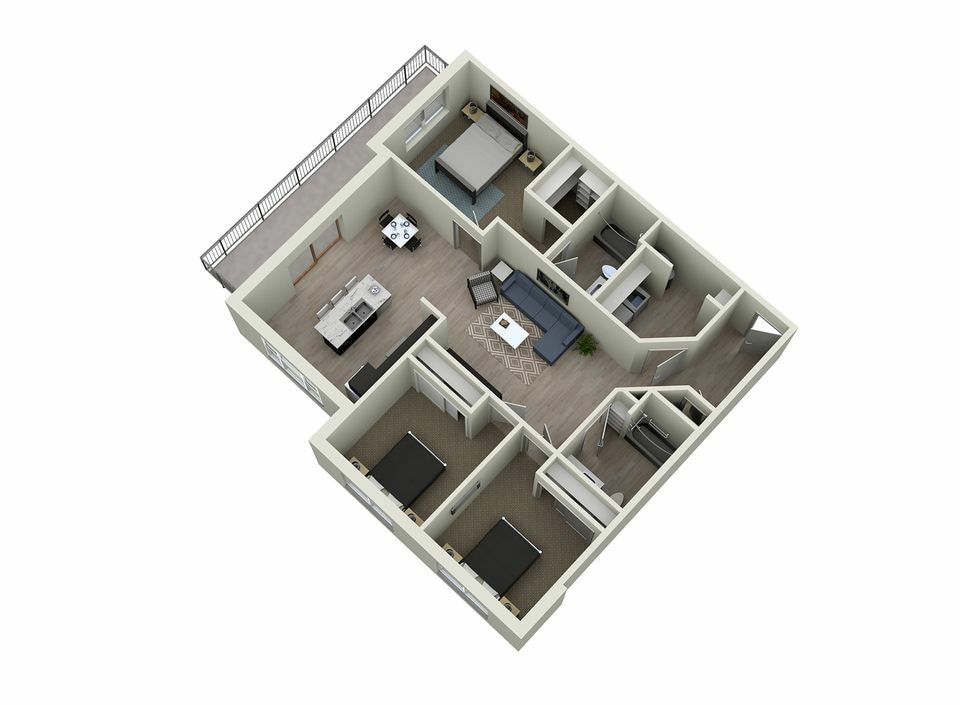 Floor Plan - 3A - Three Bedroom