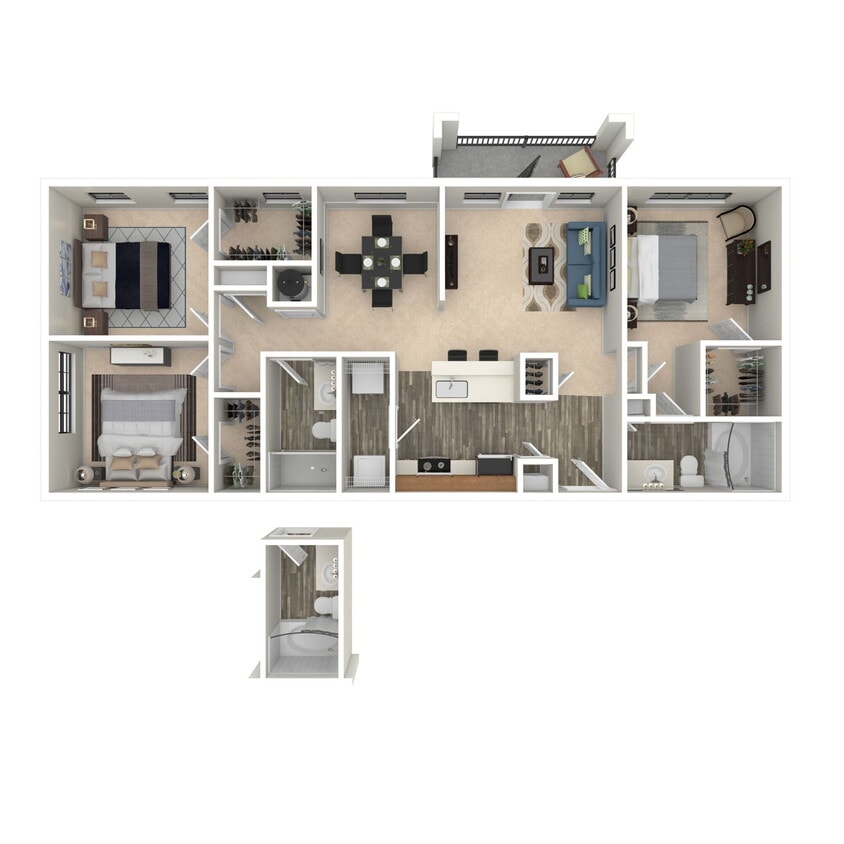 Floor Plan - The Madison Two