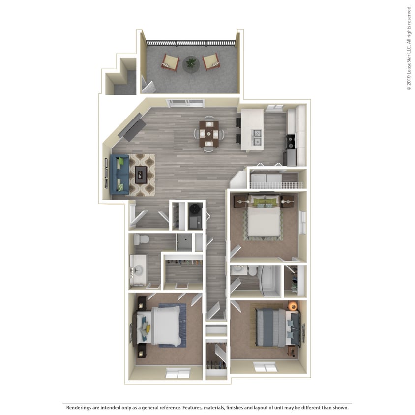 Floor Plan - 3x2 Upgraded