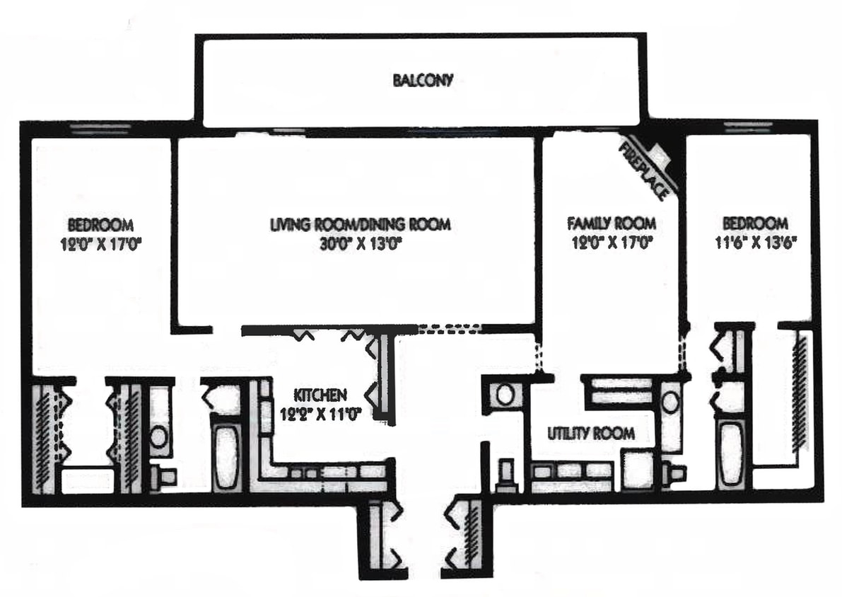 2 Bedroom, 2.5 Bath (1,788 sqft.) - 2 Bedroom, 2.5 Bath (1,788 sqft.)
