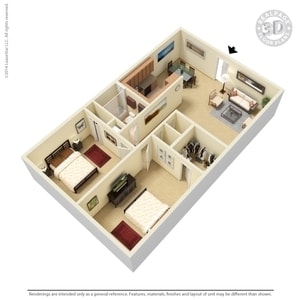 Two Bedroom Small - Two Bedroom Small