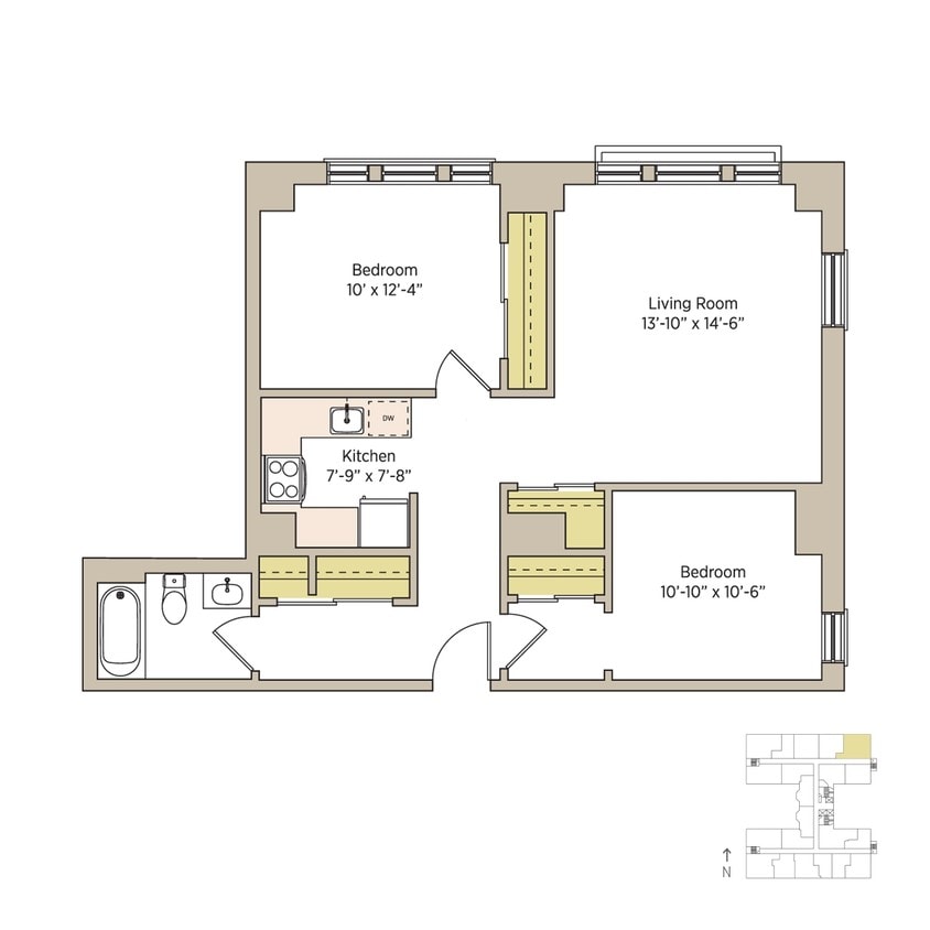 Floor Plan - delp-2bT03