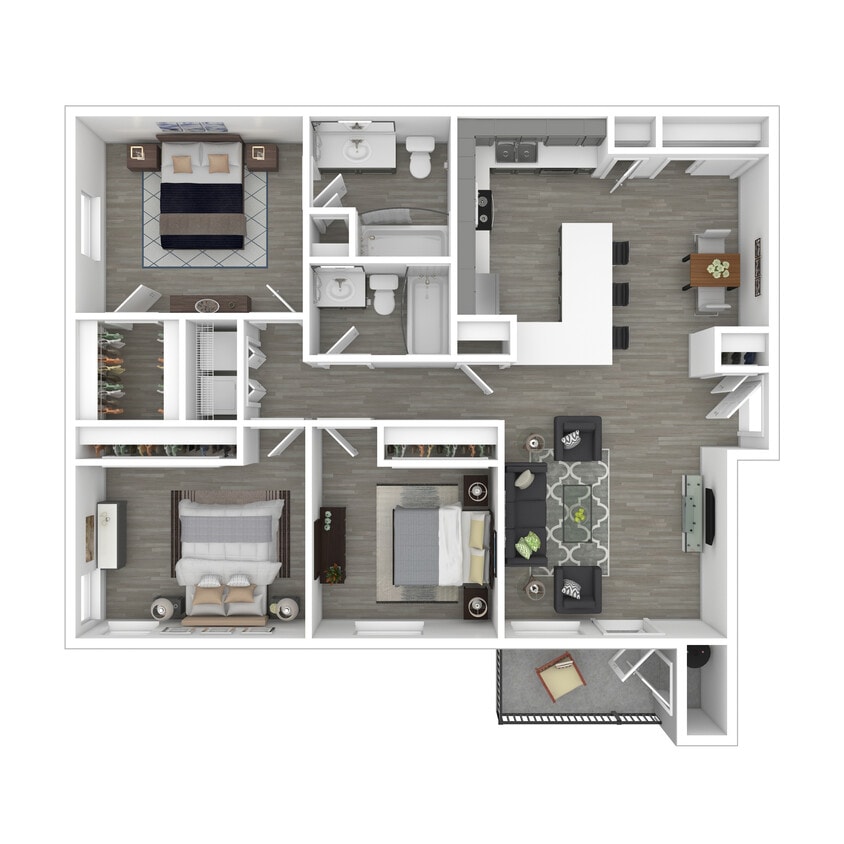 1146 Square Foot - 3x2 - Phase 1-3x2-1146- Classic