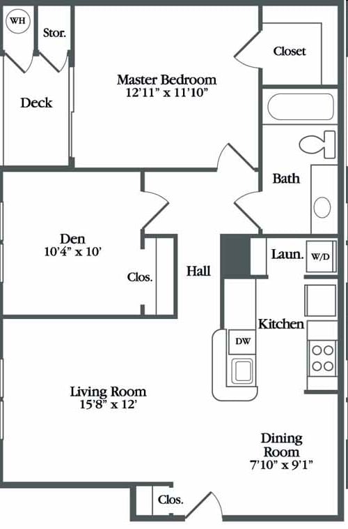1BR/1BA - The Quartz