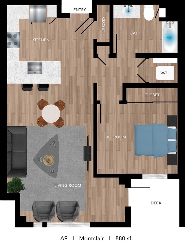 Floor Plan - A9 Montclair