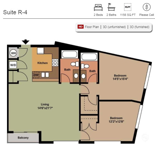 Floor Plan - Suite R4