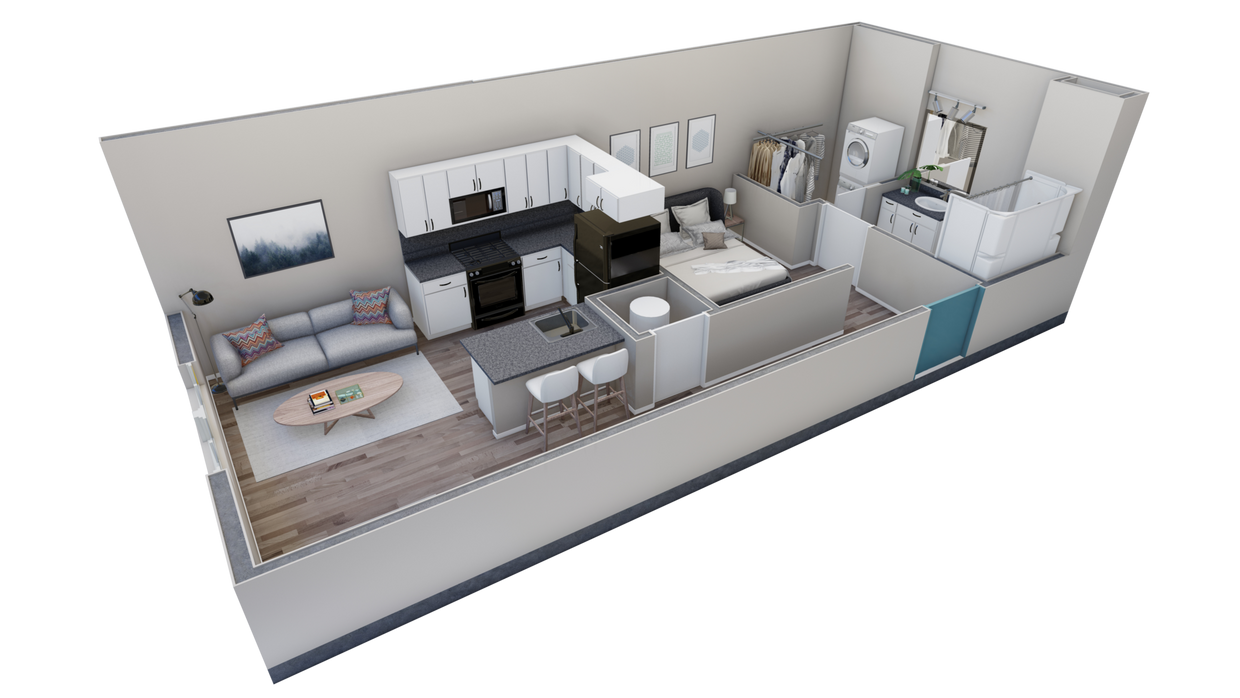 Floor Plan - Studio Horizon Overlook